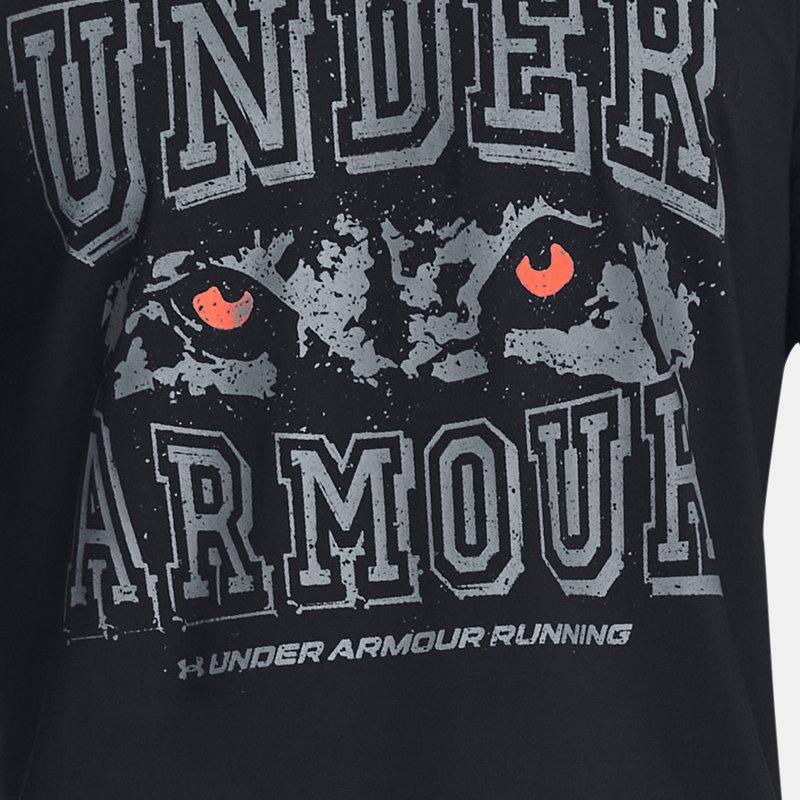Men's  Under Armour  Run Like A... Long Sleeve Black / Gravel / Reflective XL