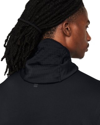 Sudadera con Capucha UA Qualifier Cold para hombre, Black, pdpMainDesktop image number 4