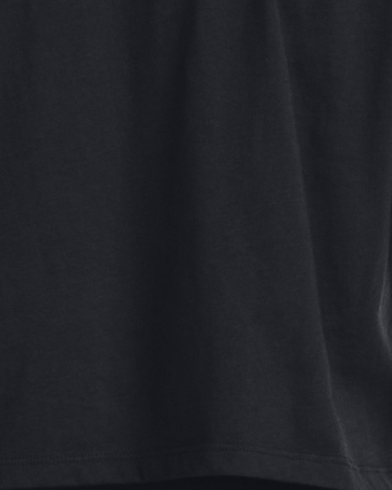 Women's UA Collegiate Crop Short Sleeve, Black, pdpMainDesktop image number 1