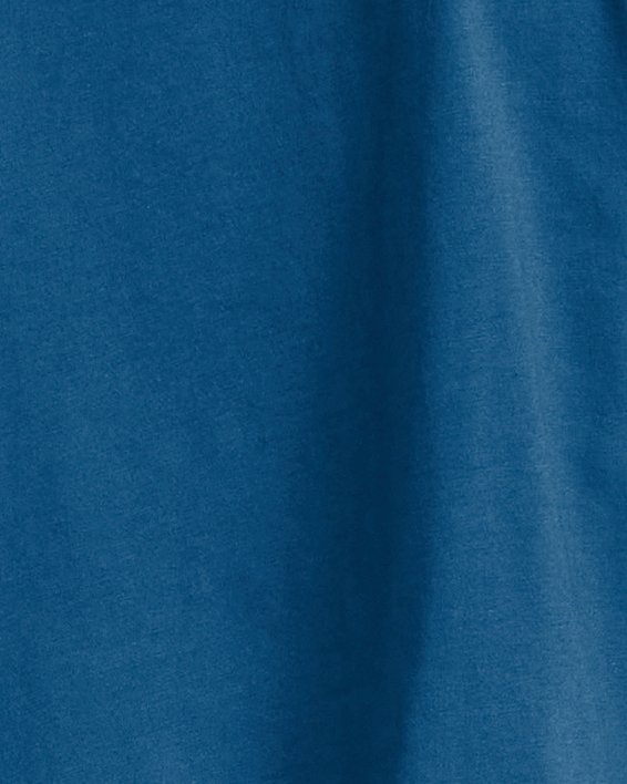 女士UA Collegiate Crop短袖T恤 in Blue image number 1