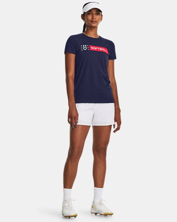 Women's UA Freedom Softball Wordmark Short Sleeve