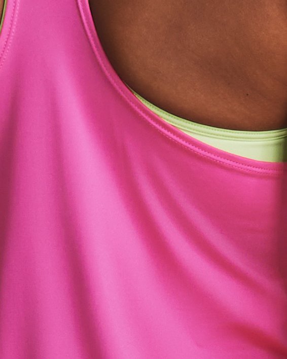 เสื้อกล้าม UA Knockout สำหรับผู้หญิง in Pink image number 1
