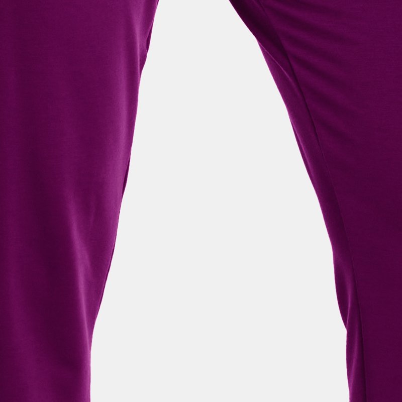 Pantalon de jogging Under Armour Rival Terry Graphic pour femme Mystic Magenta / Blanc XS