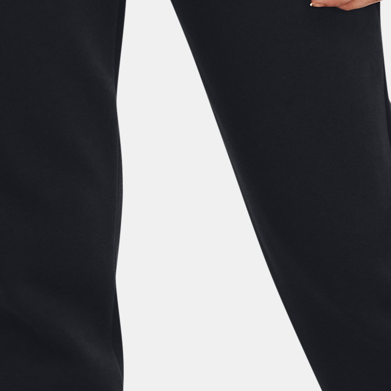 Pantalon de jogging Under Armour Rival Fleece pour femme Noir / Blanc L