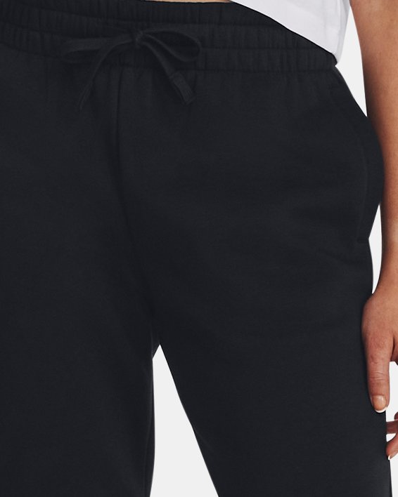 Pantalon de jogging UA Rival Fleece pour femme, Black, pdpMainDesktop image number 2