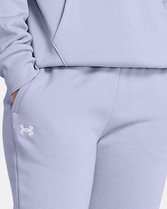 Pantalon de jogging UA Rival Fleece pour femme, Purple, pdpMainDesktop image number 2