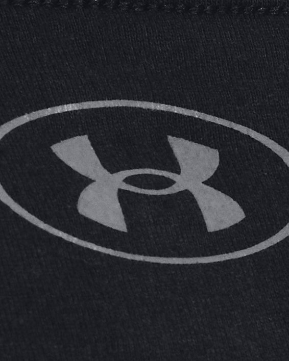 UA Fill Kurzarm-Oberteil mit großem Logo für Herren, Black, pdpMainDesktop image number 3