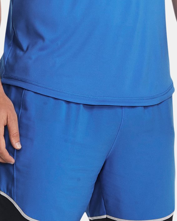 กางเกงเทรนนิ่งขาสั้น UA Challenger Pro สำหรับผู้ชาย in Blue image number 2