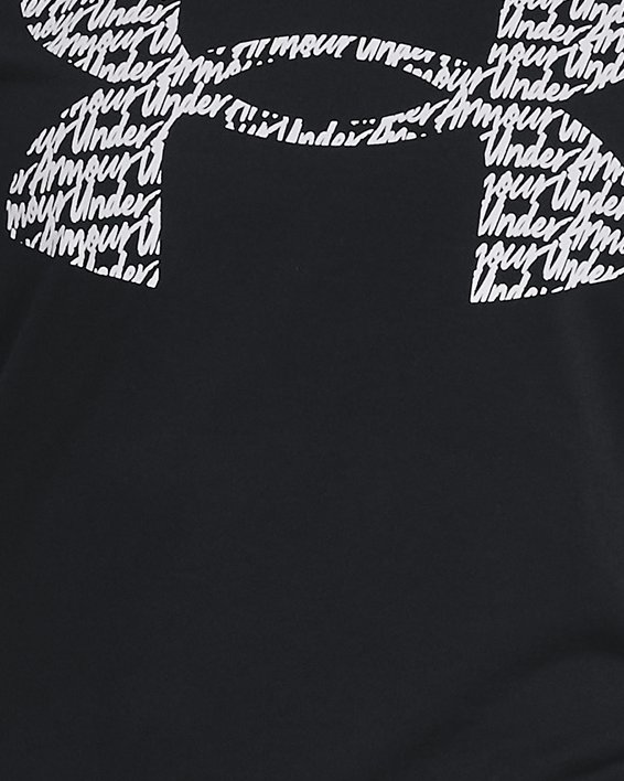 女士UA Tech™ Graphic短袖T恤 in Black image number 0