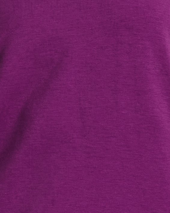 UA Rival Rundhals-Oberteil aus French-Terry mit Grafik für Damen, Purple, pdpMainDesktop image number 0