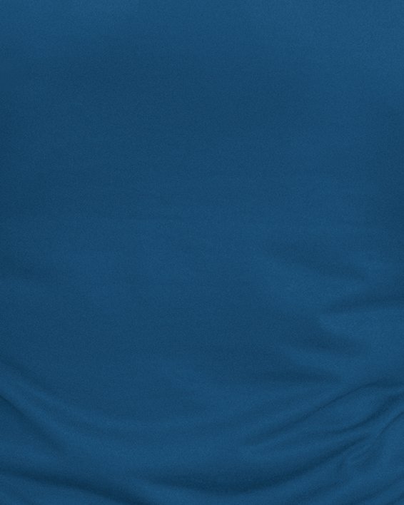 女士UA Tech™ Graphic短袖T恤 in Blue image number 1