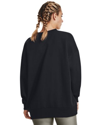 Women's UA Rival Fleece Oversized Crew Under Armour Canada