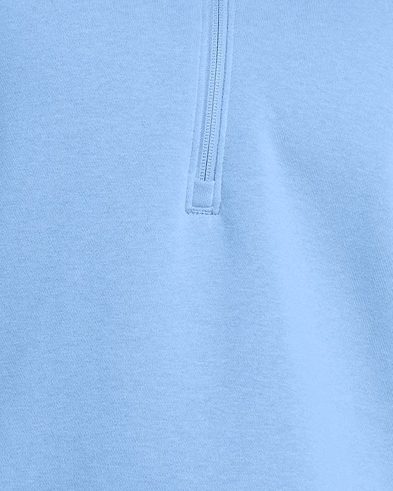 Women's UA Rival Fleece ½ Zip, Blue, pdpMainDesktop image number 0