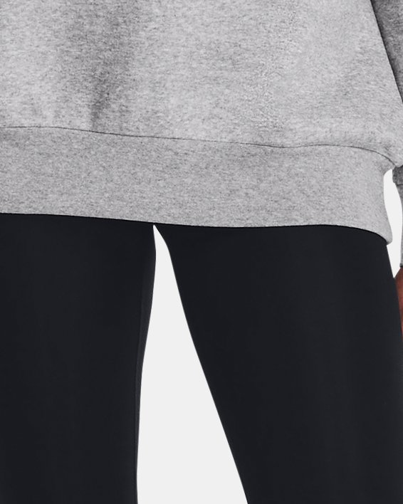 Sweat à capuche oversize UA Essential Fleece pour femme, Gray, pdpMainDesktop image number 2
