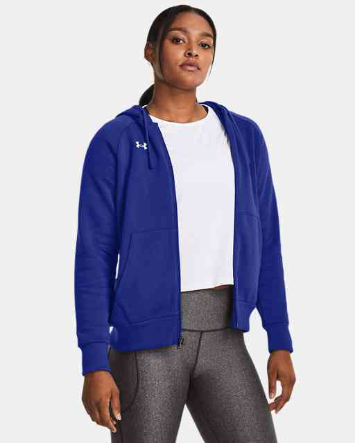 Women's UA Rival Fleece Full-Zip Hoodie