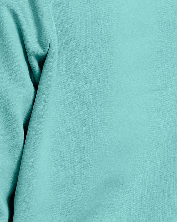 Bluza damska z kapturem UA Rival Fleece, Green, pdpMainDesktop image number 1