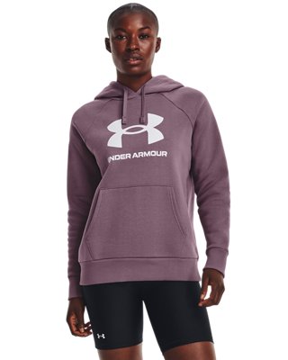 UA Rival Fleece-Hoodie mit großem Logo für Damen | Under Armour