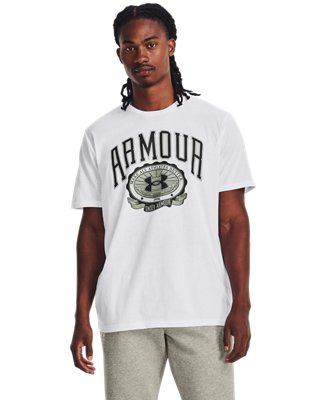 남성 UA 컬리지에트 크레스트 반팔