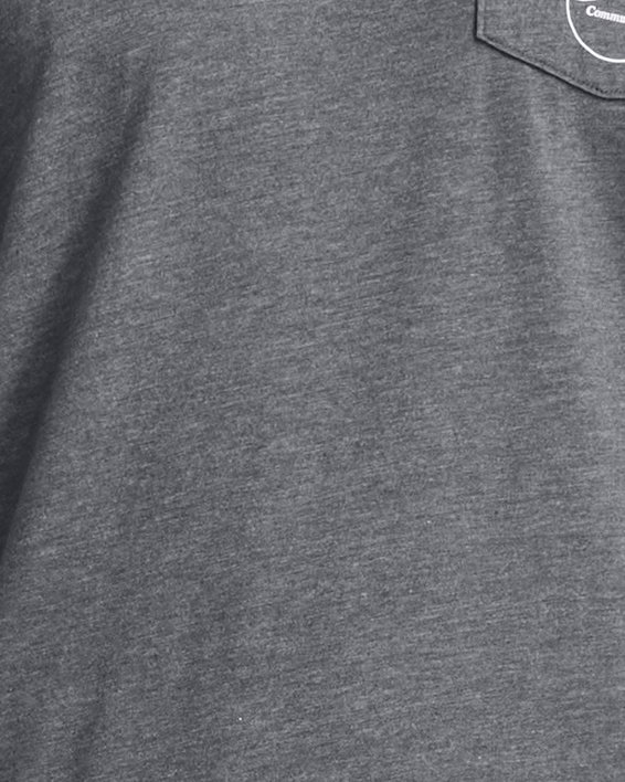 Koszulka męska z krótkimi rękawami UA Left Chest Confidence, Connection, Community, Gray, pdpMainDesktop image number 0