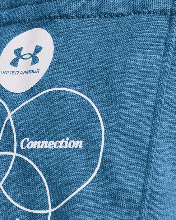 Camiseta de manga corta UA Left Chest Confidence, Connection, Community para hombre, Blue, pdpMainDesktop image number 3