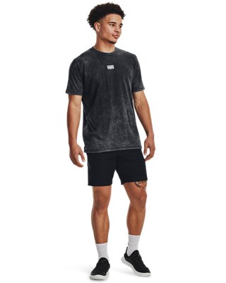 เสื้อแขนสั้น UA Elevated Core Wash สำหรับผู้ชาย image number 2