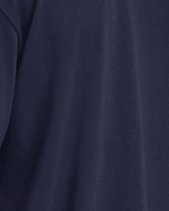 Men's UA Split Logo Oversized Heavyweight Short Sleeve in Blue image number 1