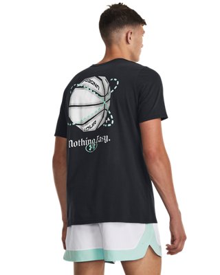 Men's UA Basketball Nothing Easy Short Sleeve, Black, pdpMainDesktop image number 1