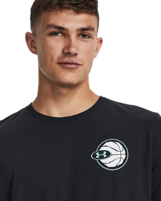 Men's UA Basketball Nothing Easy Short Sleeve, Black, pdpMainDesktop image number 3