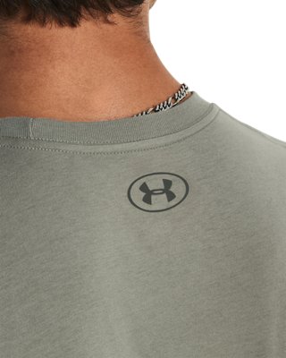 男士UA Outdoor開叉短袖T恤 image number 3