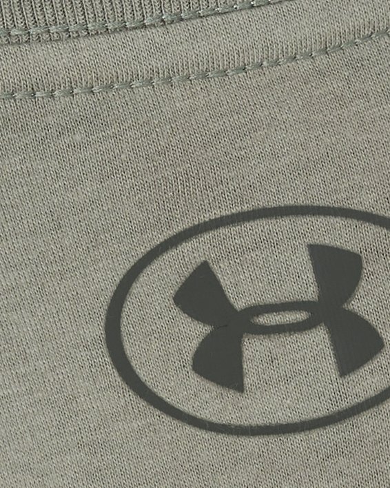 Men's UA Outdoor Split Short Sleeve in Green image number 3