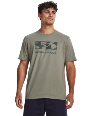 男士UA Outdoor開叉短袖T恤 image number 0