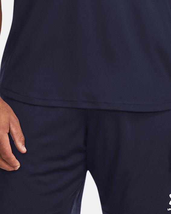 Men's UA Challenger Training Short Sleeve in Blue image number 2