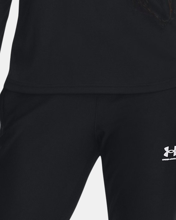 Women's UA Challenger Pique Pants, Black, pdpMainDesktop image number 2