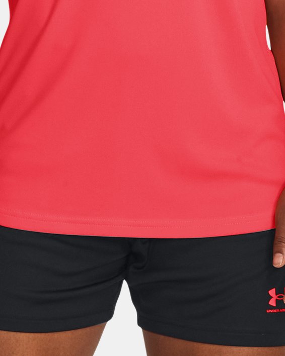 Women's UA Challenger Training Short Sleeve, Red, pdpMainDesktop image number 2