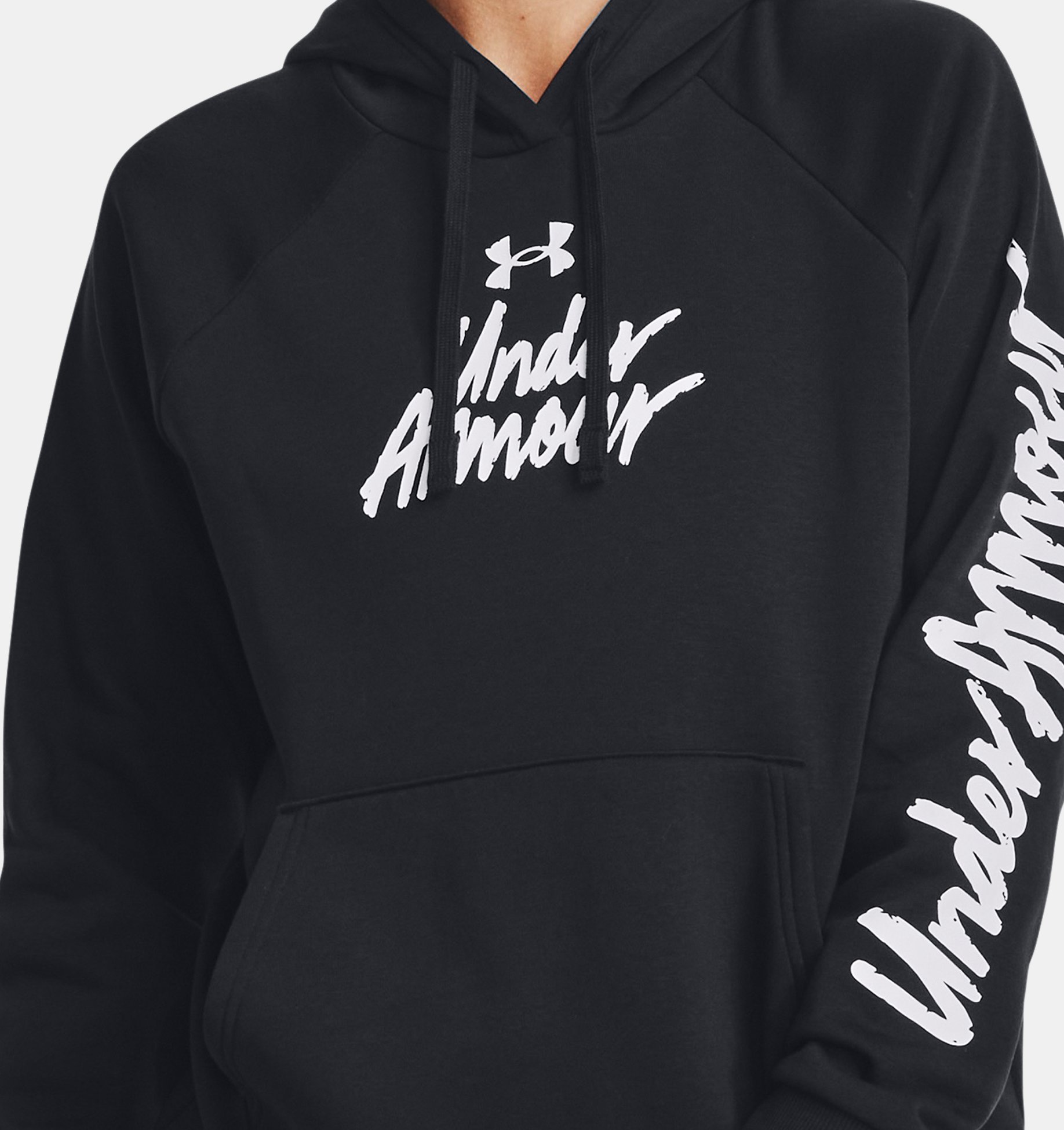 Buy Under Armour Rival Logo Hoody Women Black, White online