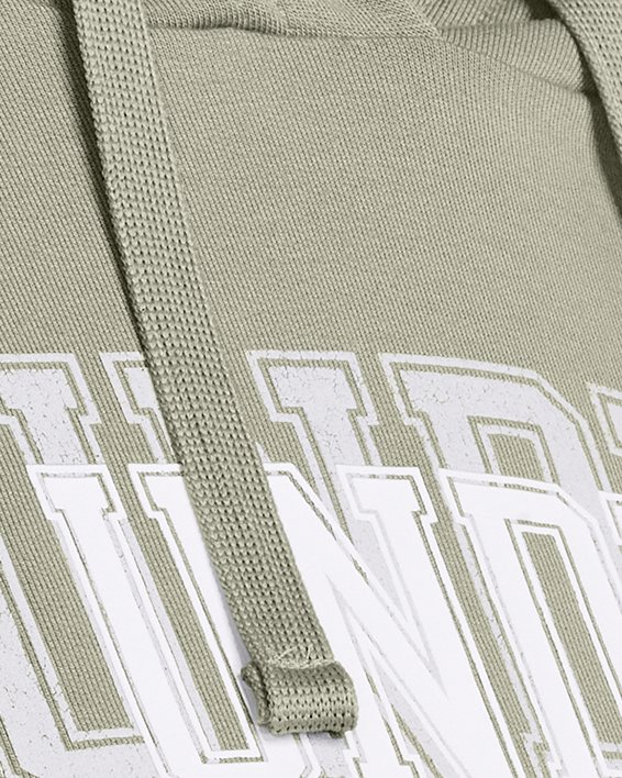 Women's UA Rival Terry Graphic Hoodie image number 3