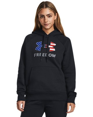 Under Armour Freedom Logo Rival Hood — 001-BLK