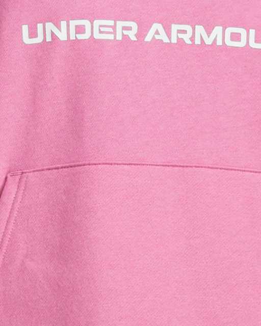 Under Armour, Tops, Under Armour Velocity Wordmark Hoodie Training Pink  Womens Sz Xs Euc