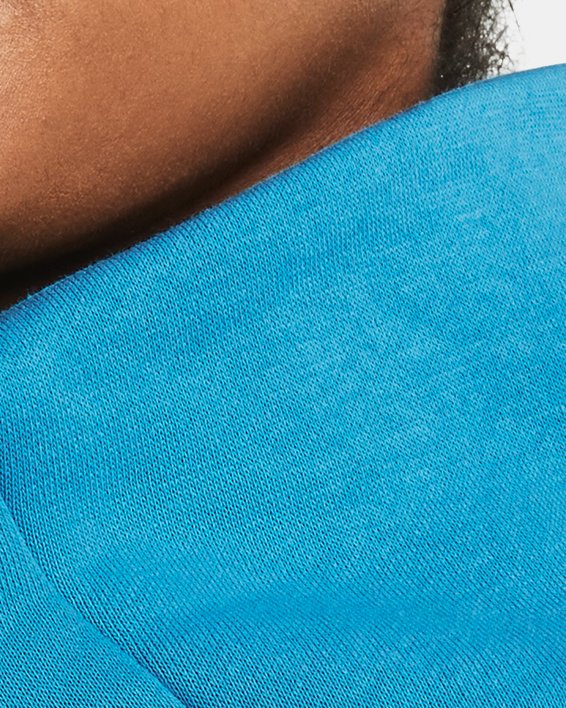 Sudadera cuello tipo embudo UA Rival Fleece para mujer, Blue, pdpMainDesktop image number 3