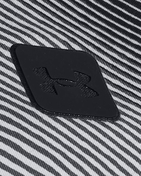 Men's UA Meridian Printed Short Sleeve, Black, pdpMainDesktop image number 3