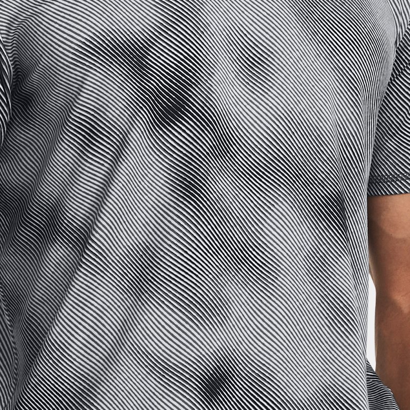 Camiseta de manga corta Under Armour Meridian con estampado para hombre Negro / Negro M