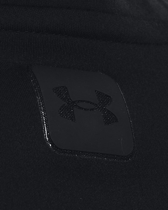 Men's UA Meridian ¼ Zip, Black, pdpMainDesktop image number 3