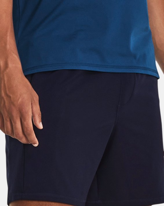 Men's UA Meridian Shorts in Blue image number 2