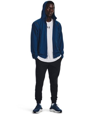 男士UA Unstoppable紋理跑步長褲 image number 2