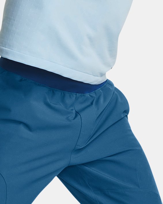 Men's UA Unstoppable Textured Joggers in Blue image number 3