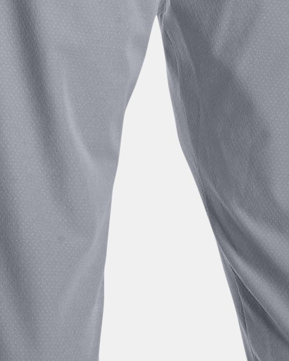 กางเกงขาเรียวมีผิวสัมผัส UA Unstoppable สำหรับผู้ชาย in Gray image number 1