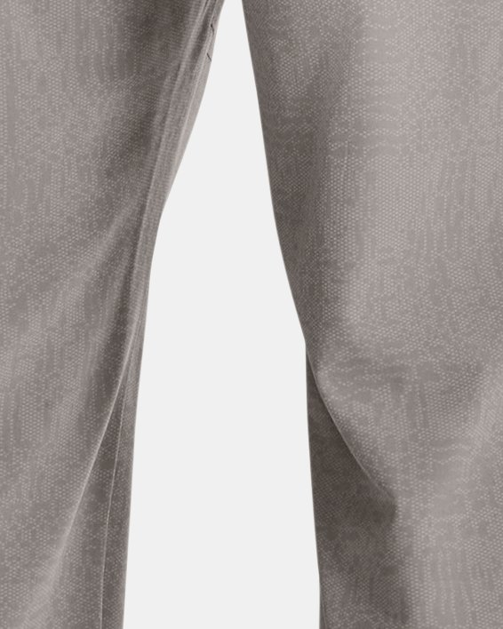 Men's UA Stretch Woven Printed Joggers, Gray, pdpMainDesktop image number 1
