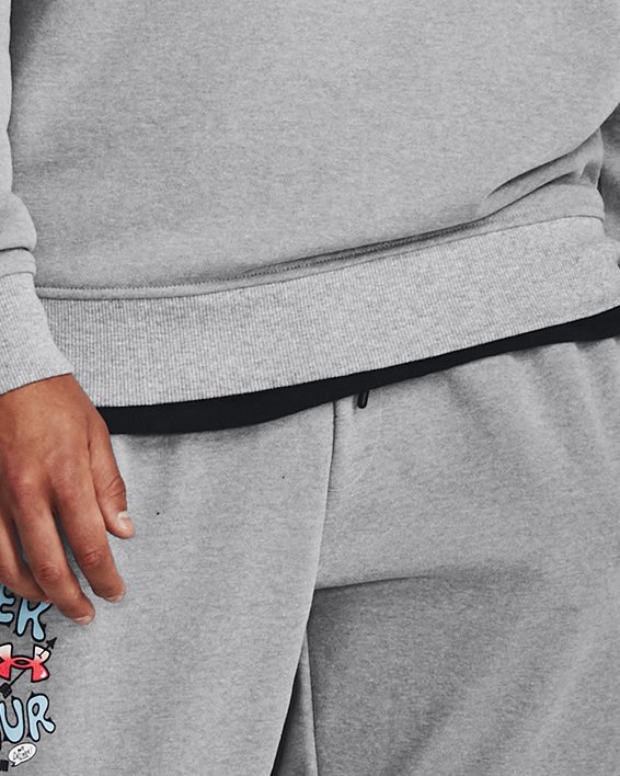 Men's UA Heavyweight Terry Rose Joggers in Gray image number 2
