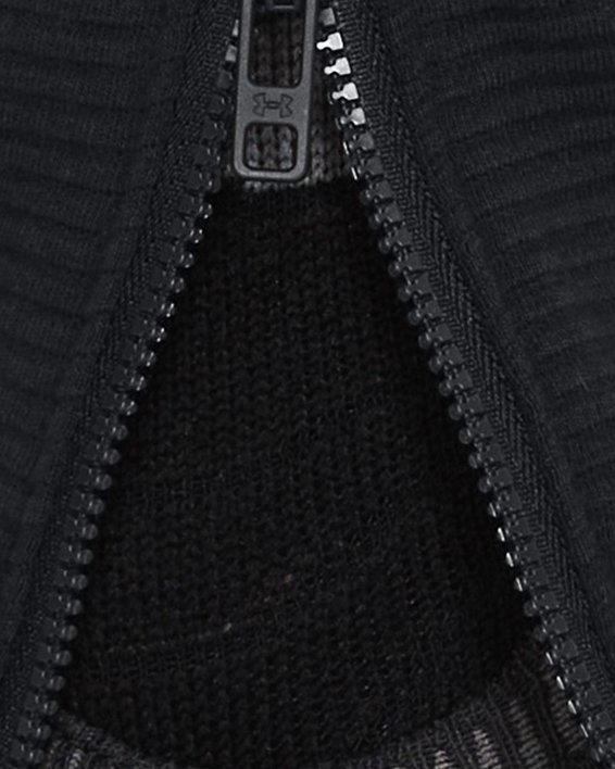Men's UA Ottoman Fleece Tapered Pants, Black, pdpMainDesktop image number 3