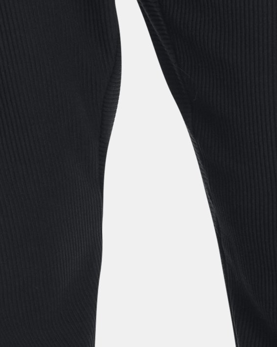 Men's UA Ottoman Fleece Tapered Pants, Black, pdpMainDesktop image number 0